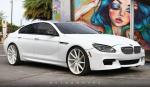 BMW 650i Gran Coupe Matte White by MetroWrapz 2017 года